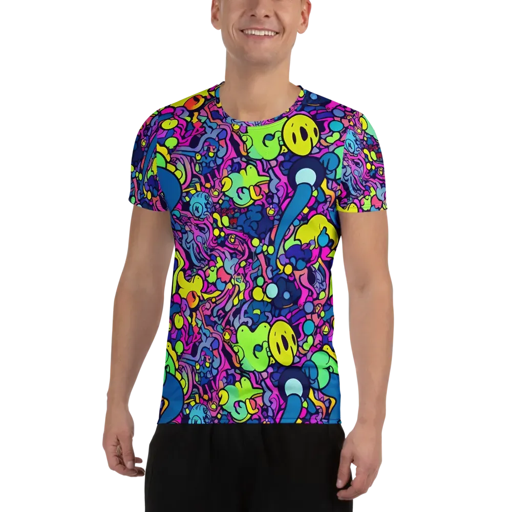 Electric Oddity on Men's Athletic T-Shirt — Front