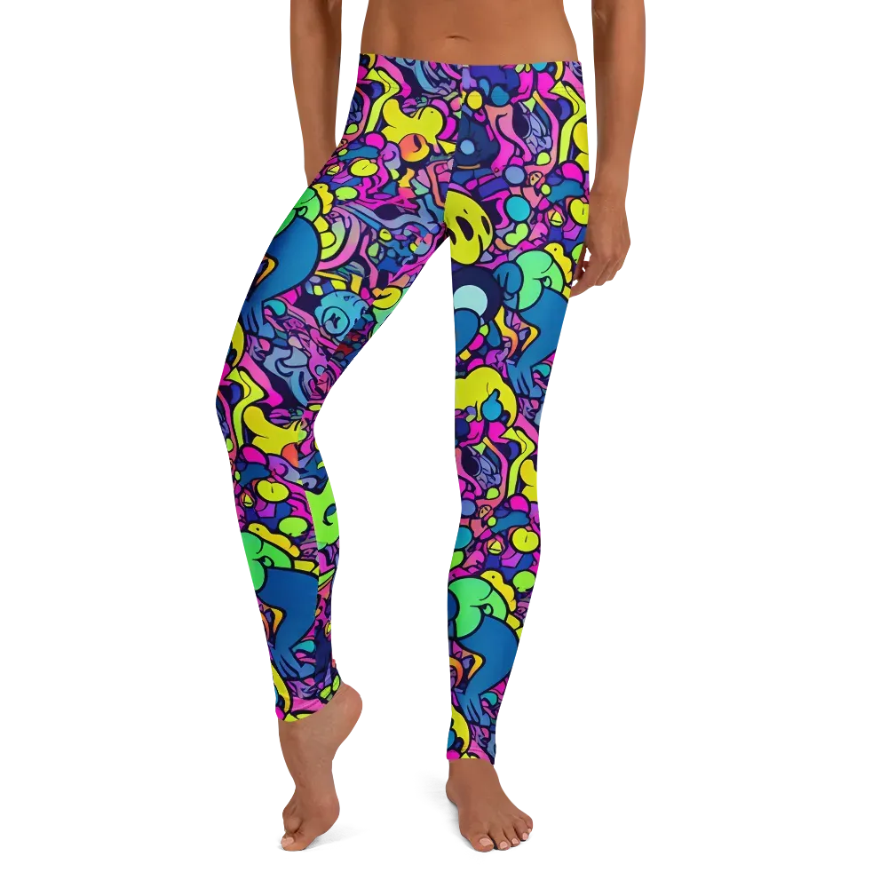 Electric Oddity on Leggings — Front