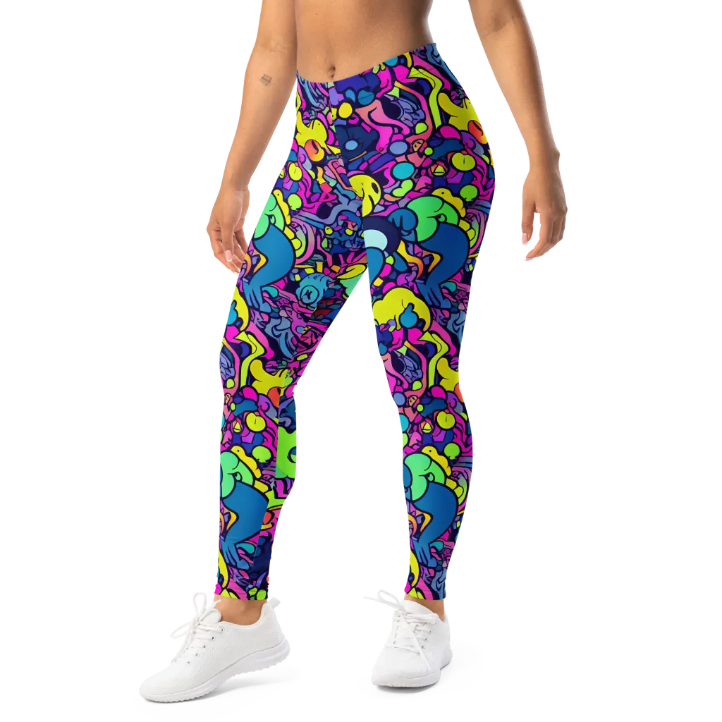 Electric Oddity on Leggings — Left Front
