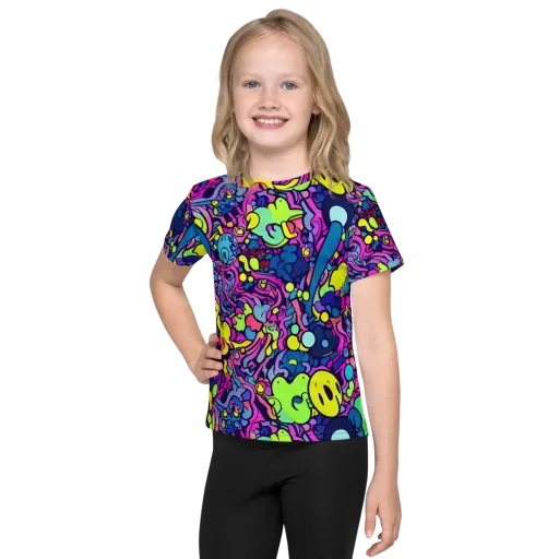Electric Oddity on a Kids Crew Neck T-Shirt