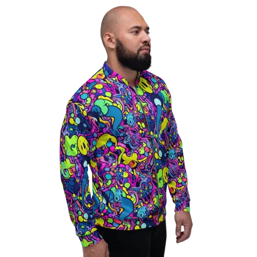 Electric Oddity on a Bomber Jacket