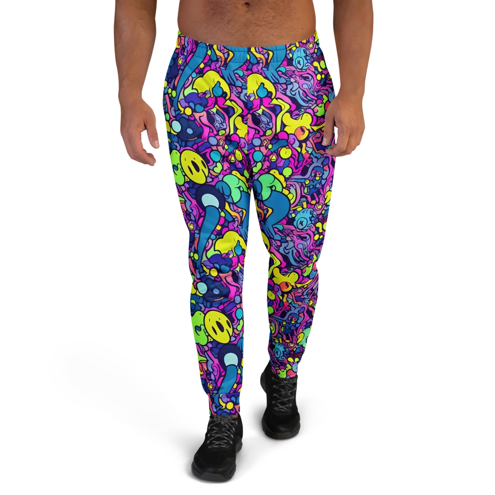 Electric Oddity on Men's Joggers — Front