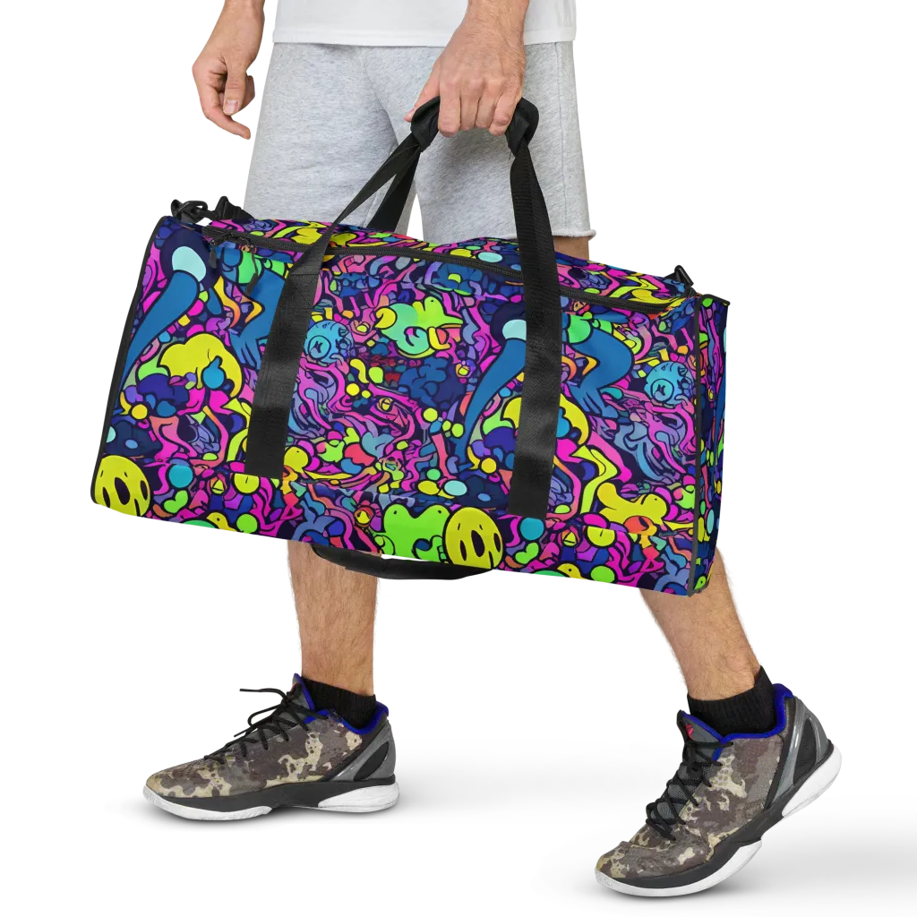 Electric Oddity on Duffle Bag — Front