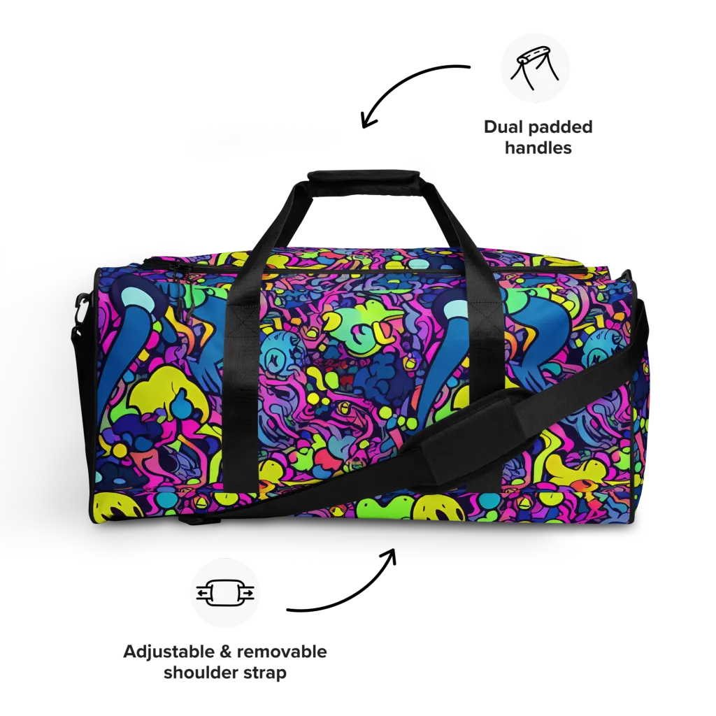 Electric Oddity on Duffle Bag — Front