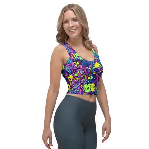 Electric Oddity on a Crop Top