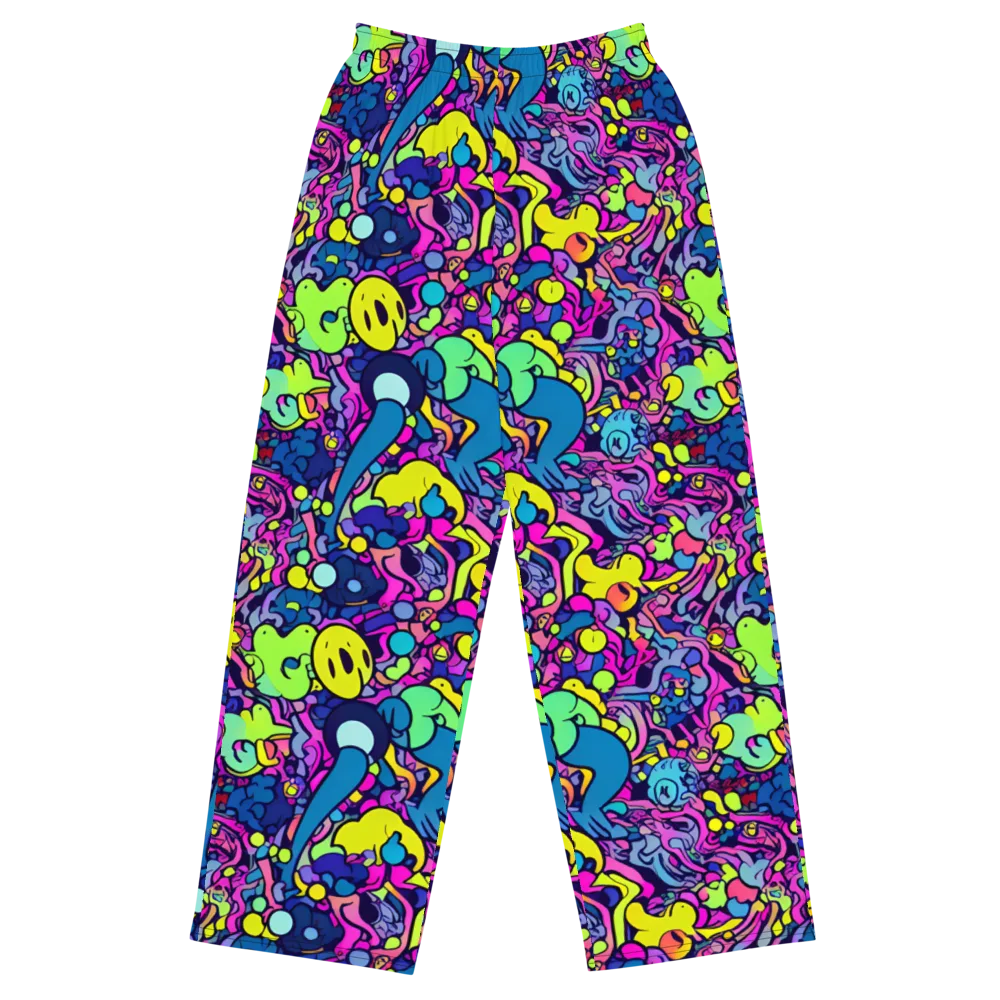Electric Oddity on Wide-Leg Pants — Front