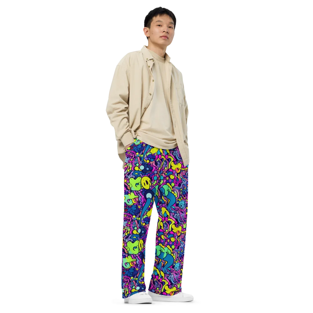 Electric Oddity on Wide-Leg Pants — Right Front
