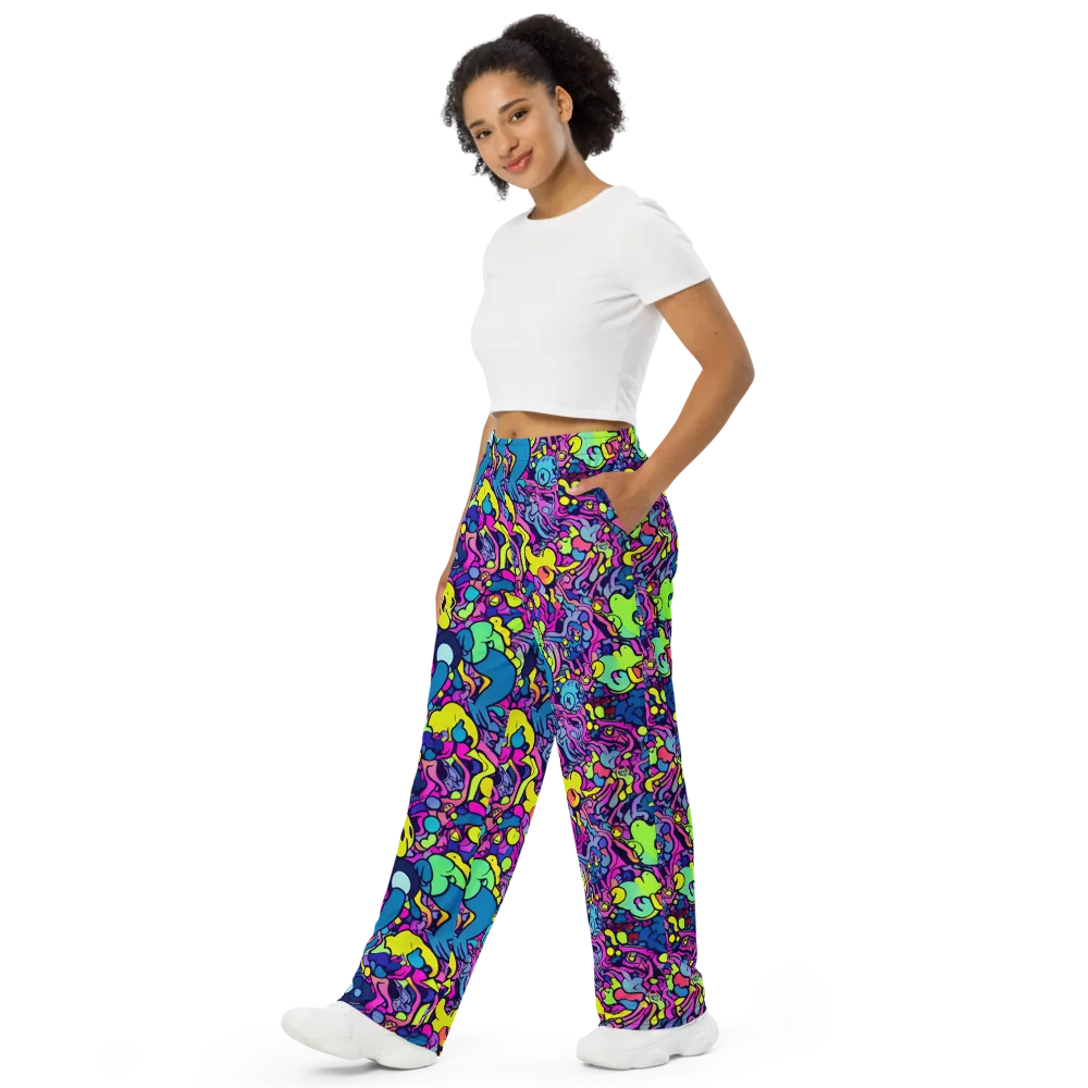 Electric Oddity on Wide-Leg Pants — Left Front