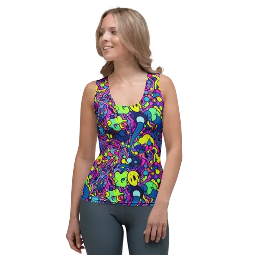Electric Oddity on a Women's Tank Top