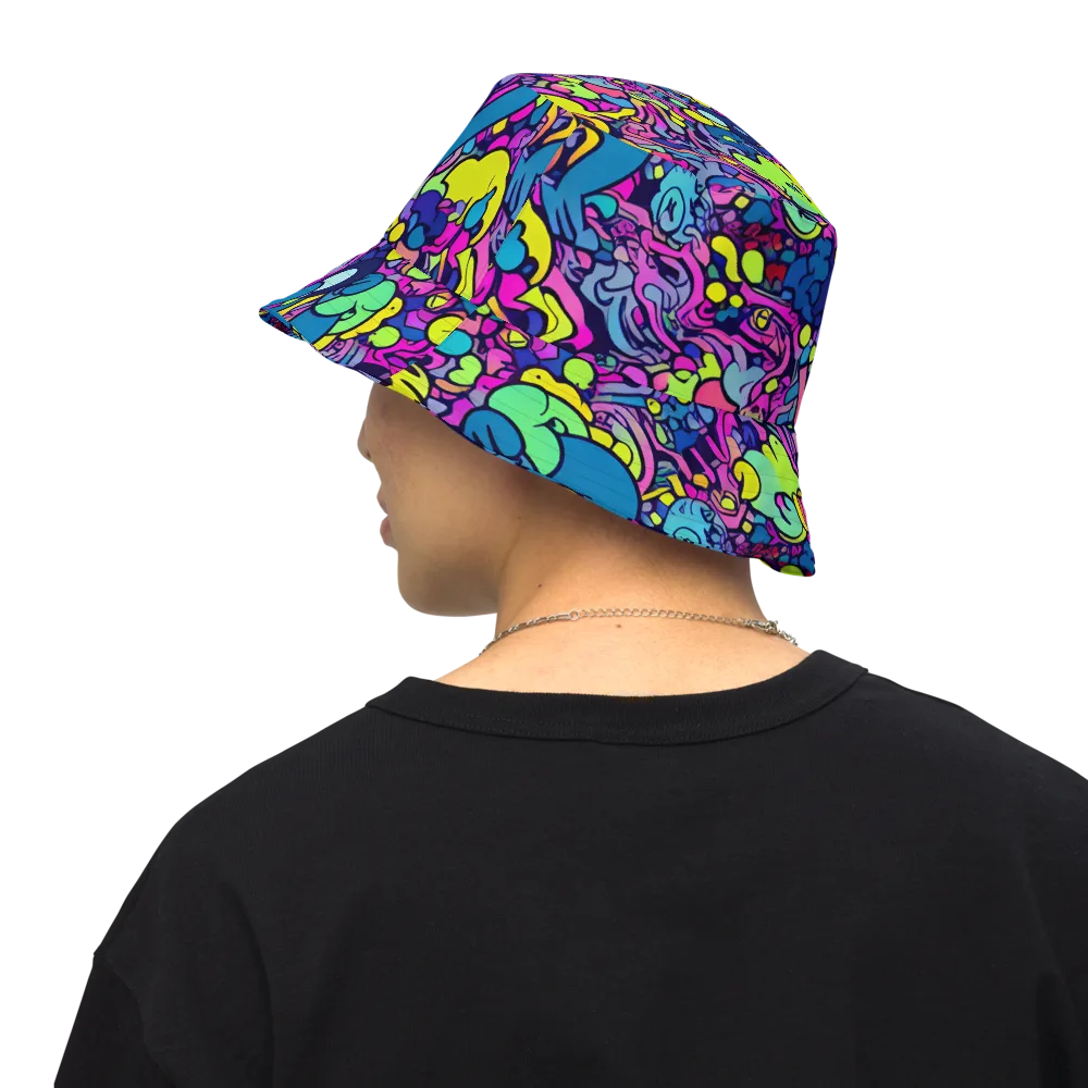 Electric Oddity on Reversible Bucket Hat — Back Inside