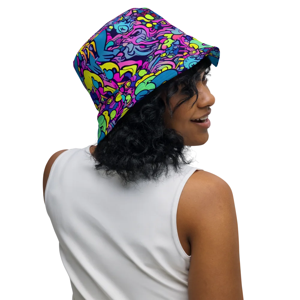 Electric Oddity on Reversible Bucket Hat — Right Outside