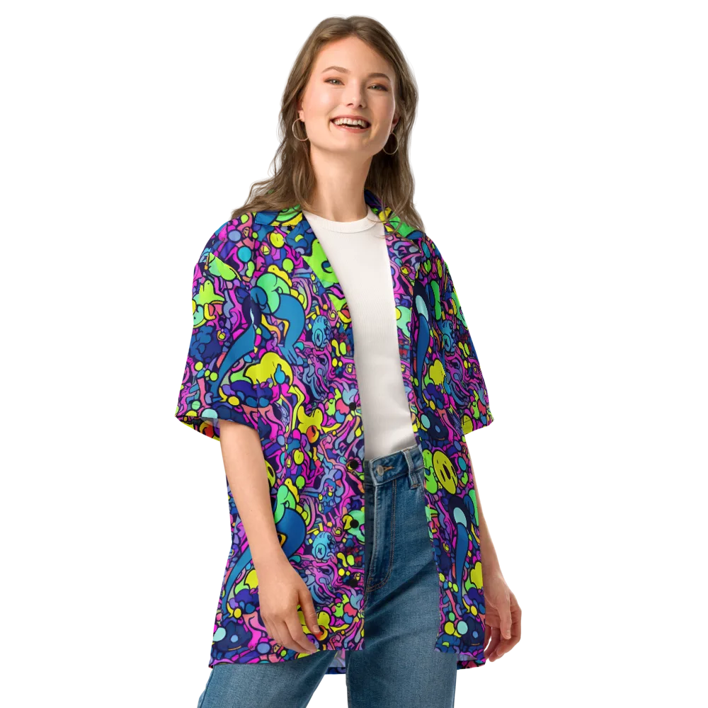 Electric Oddity on Button Shirt — Front