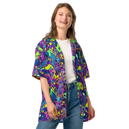 Electric Oddity on a Button Shirt
