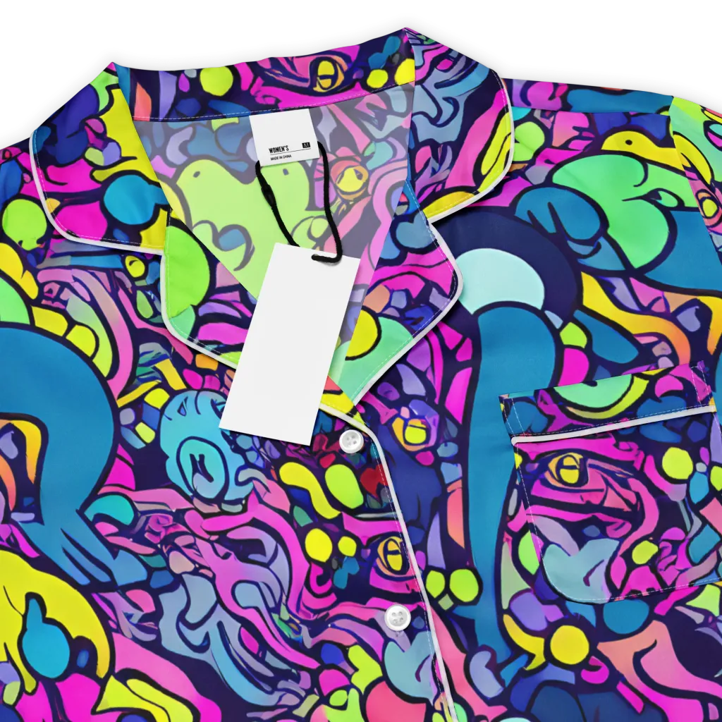 Electric Oddity on Women's Short Sleeve Pajama Top — Product details