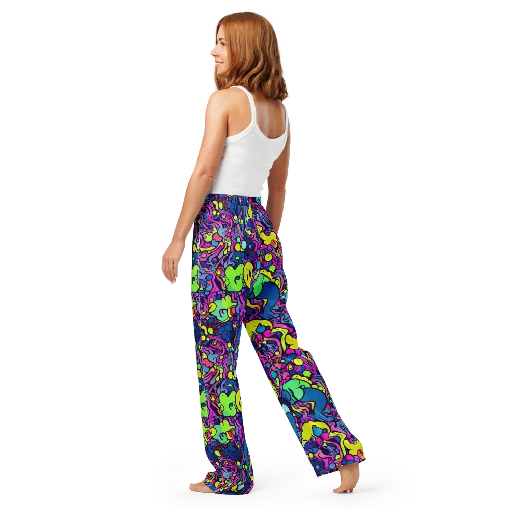 Electric Oddity on Women's Pajama Pants — Back