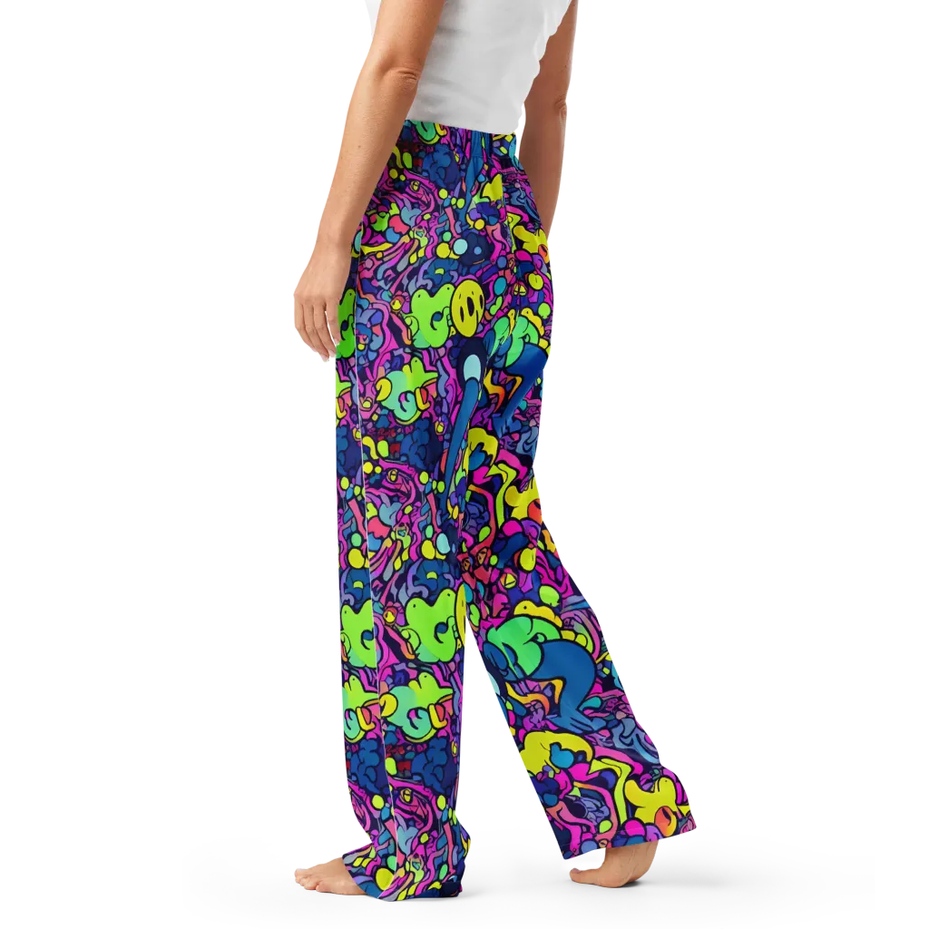 Electric Oddity on Women's Pajama Pants — Left