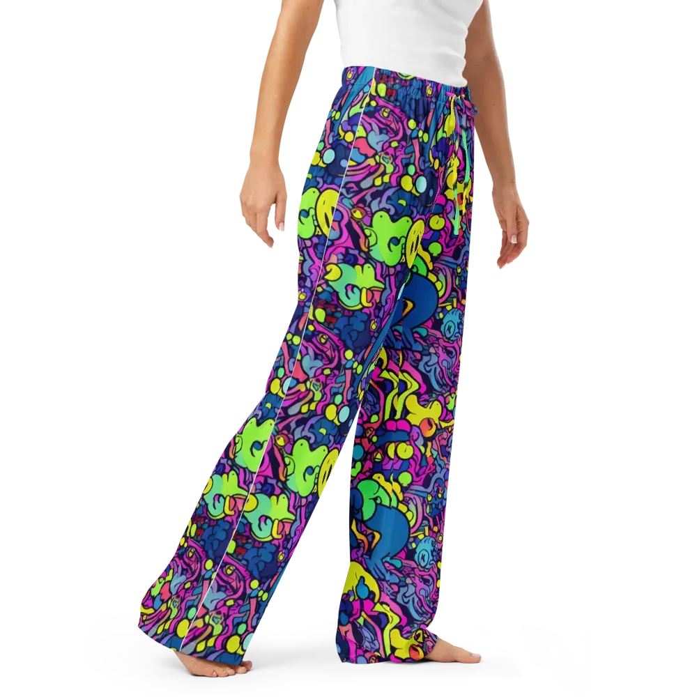 Electric Oddity on Women's Pajama Pants — Right Front