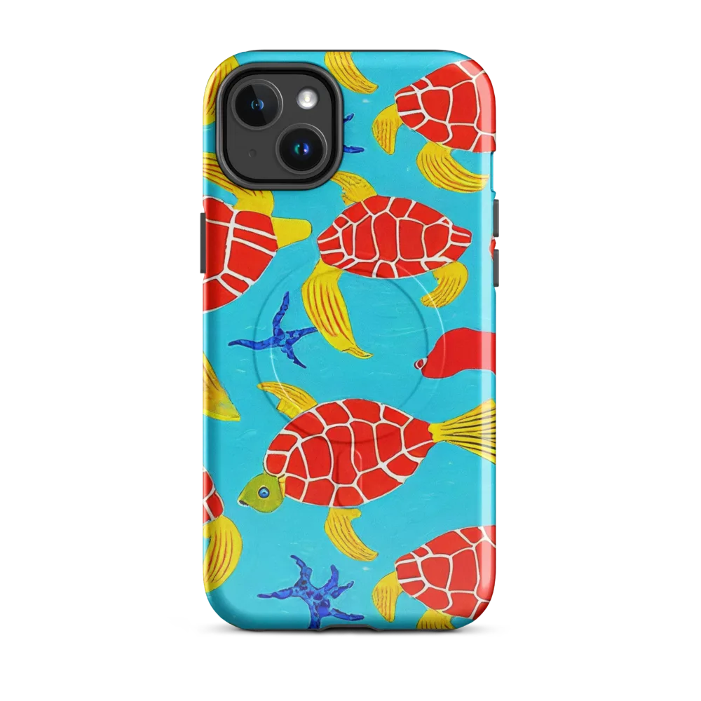 Red Shell Reverie on MagSafe Tough Case for iPhone® — Front