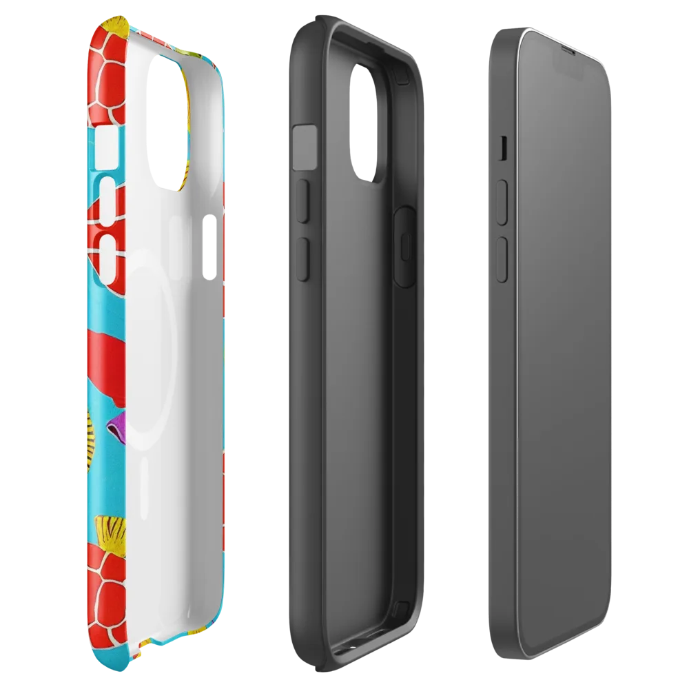 Red Shell Reverie on MagSafe Tough Case for iPhone® — Front