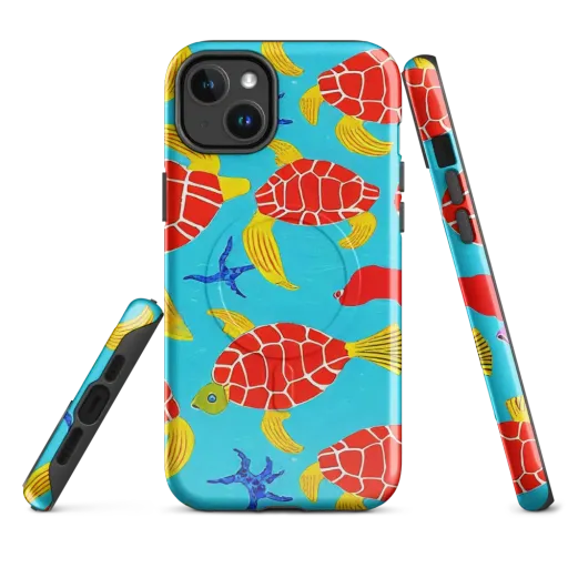 Red Shell Reverie on a MagSafe Tough Case for iPhone®