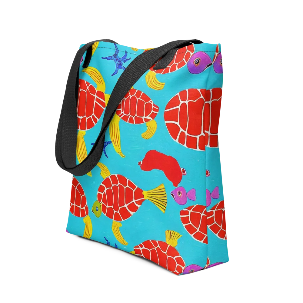 Red Shell Reverie on Tote Bag — Front