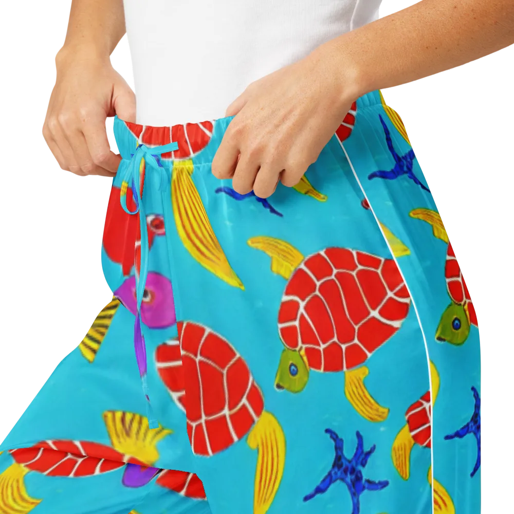Red Shell Reverie on Women's Pajama Pants — Product details
