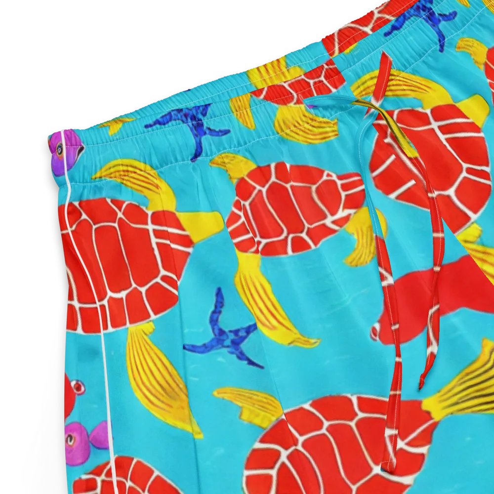 Red Shell Reverie on Women's Pajama Shorts — Product details