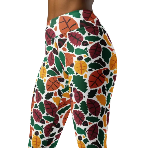 Harvest Static on a Yoga Leggings