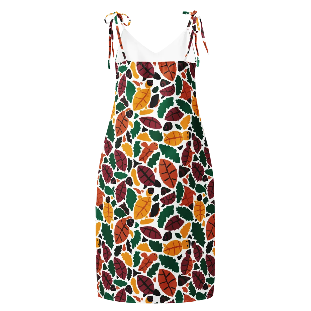 Harvest Static on Slip Dress — Back