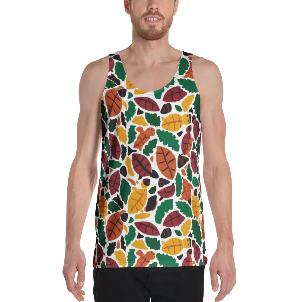 Harvest Static on Men's Tank Top — Front