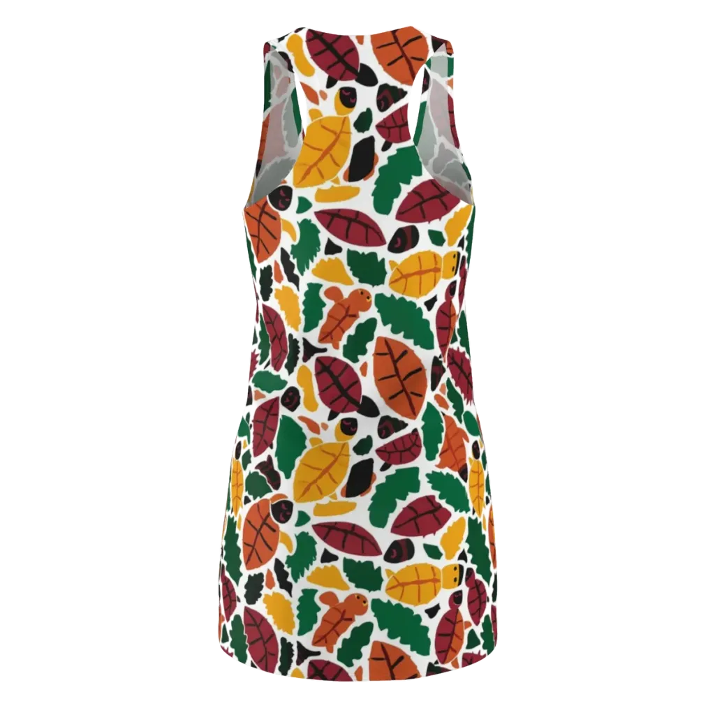 Harvest Static on Racerback Dress — Back