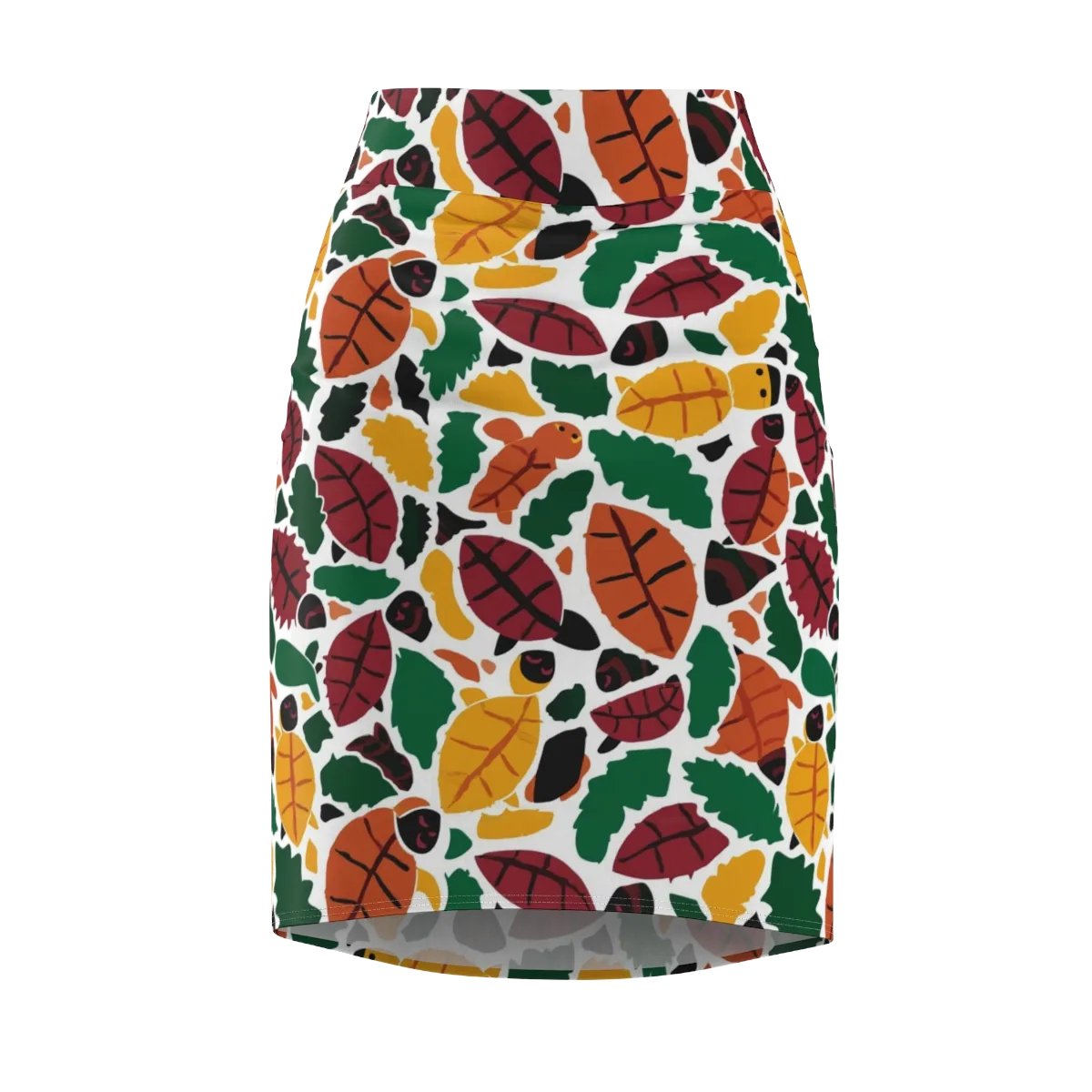 Harvest Static on Pencil Skirt — Front