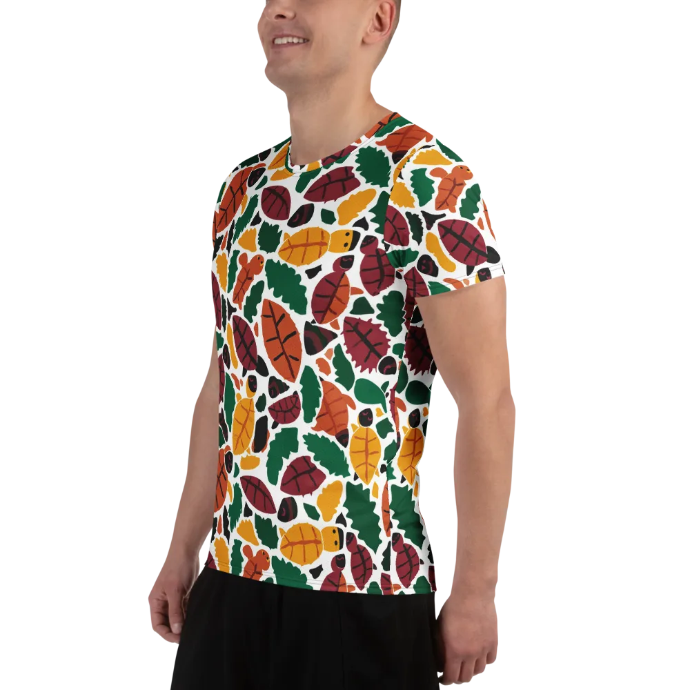 Harvest Static on Men's Athletic T-Shirt — Left
