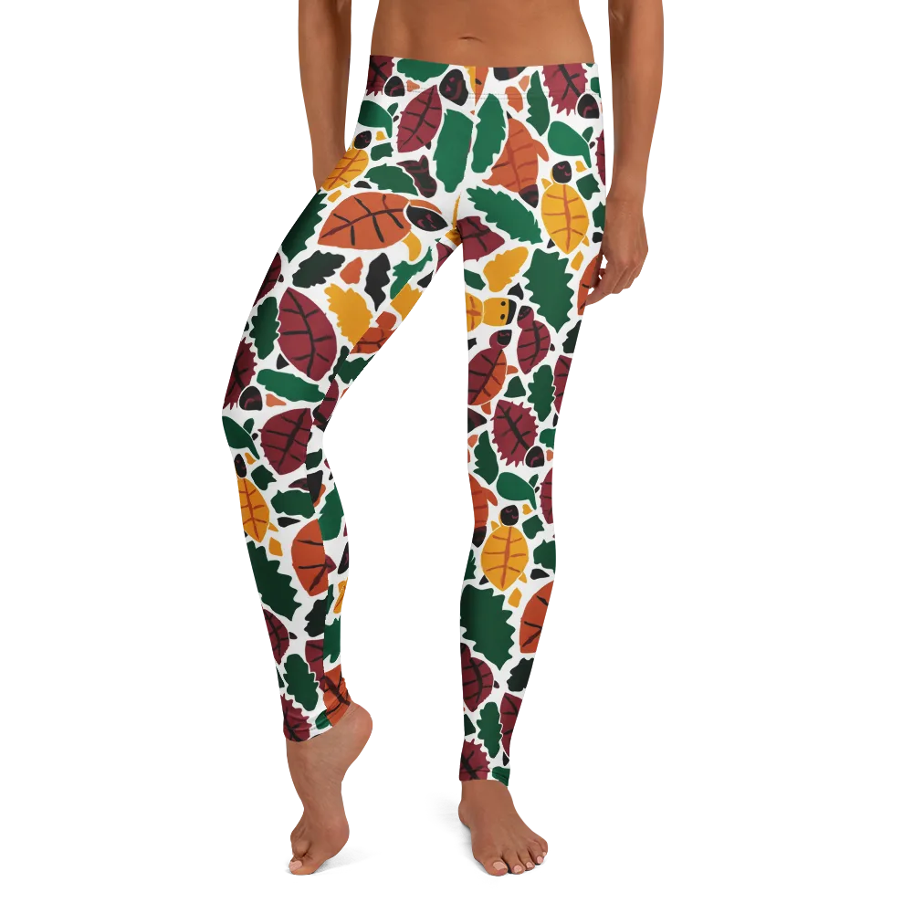 Harvest Static on Leggings — Front