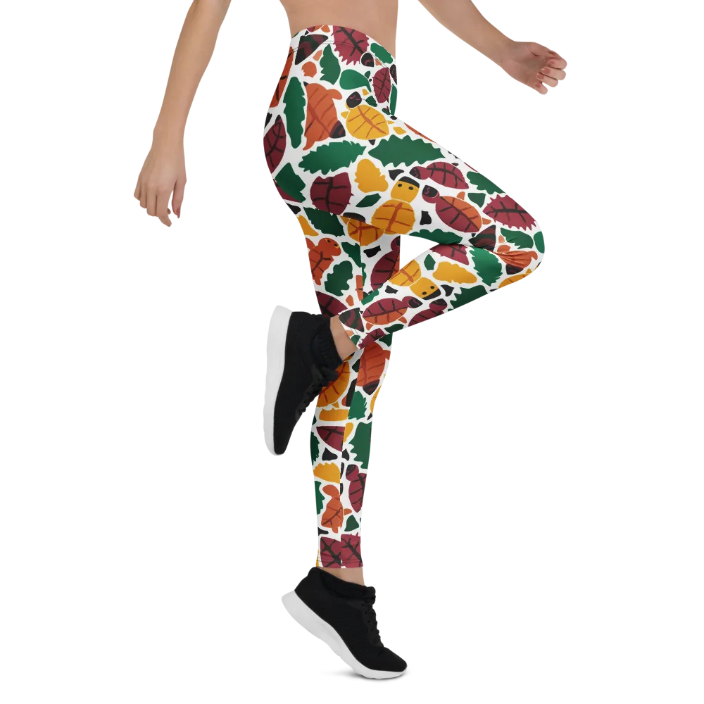 Harvest Static on Leggings — Right