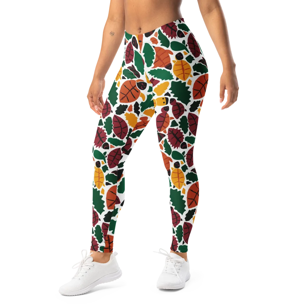 Harvest Static on Leggings — Left Front