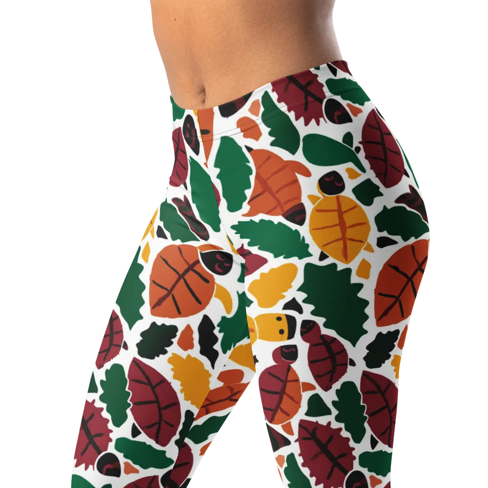 Harvest Static on Leggings — Left Front