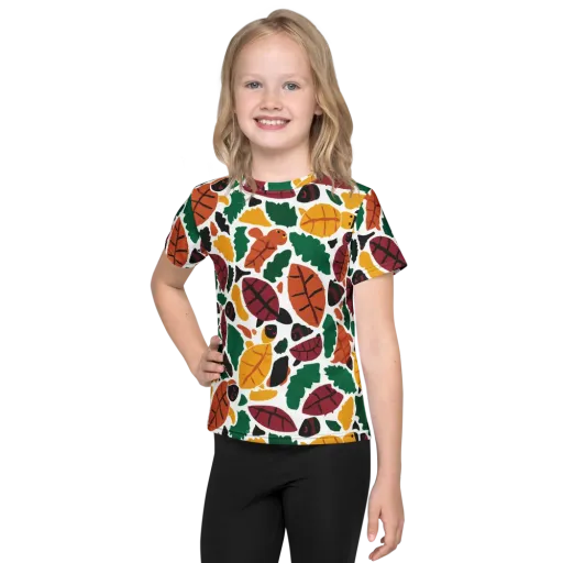 Harvest Static on a Kids Crew Neck T-Shirt
