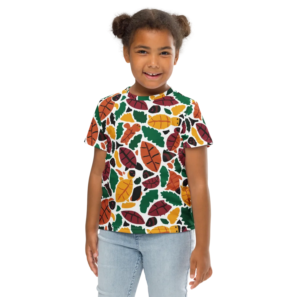 Harvest Static on Kids Crew Neck T-Shirt — Front