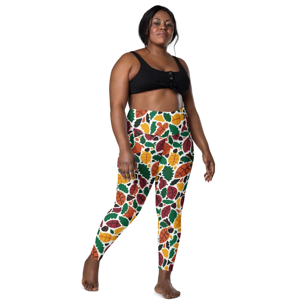 Harvest Static on Leggings with Pockets — Front