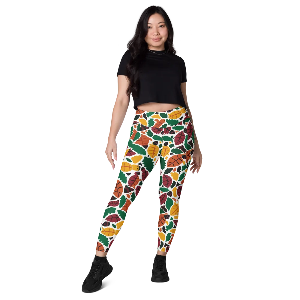 Harvest Static on Leggings with Pockets — Front