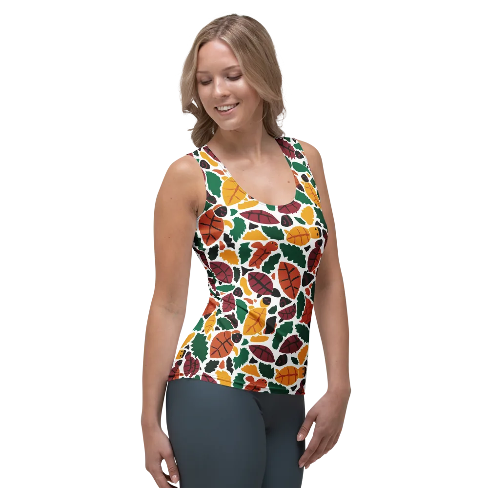 Harvest Static on Women's Tank Top — Right Front