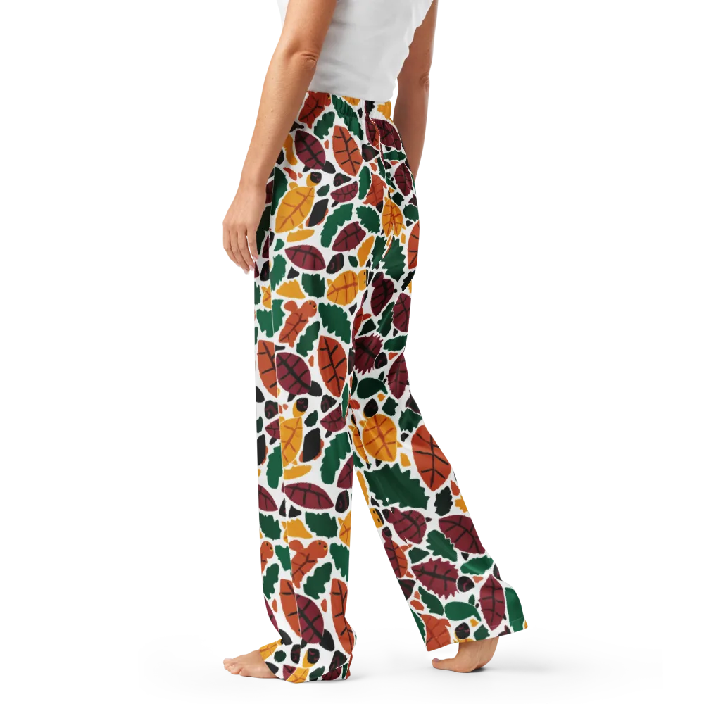 Harvest Static on Women's Pajama Pants — Left