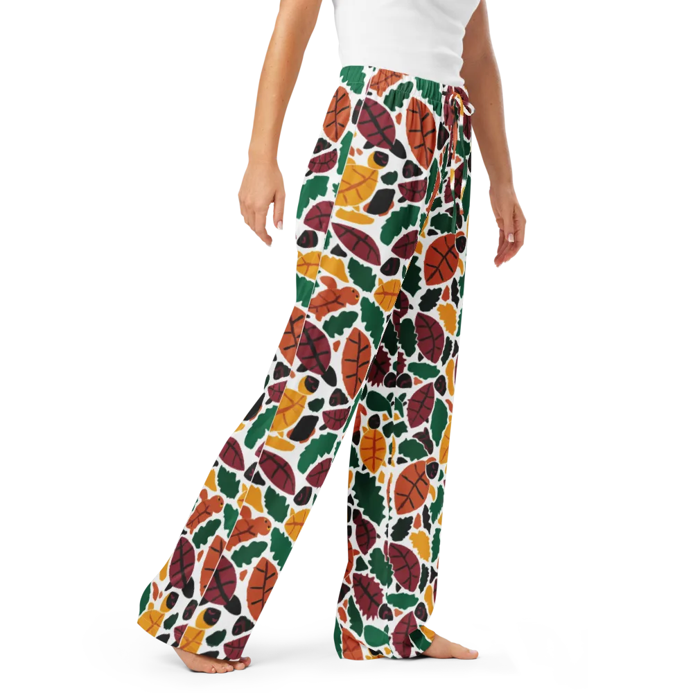 Harvest Static on Women's Pajama Pants — Right Front