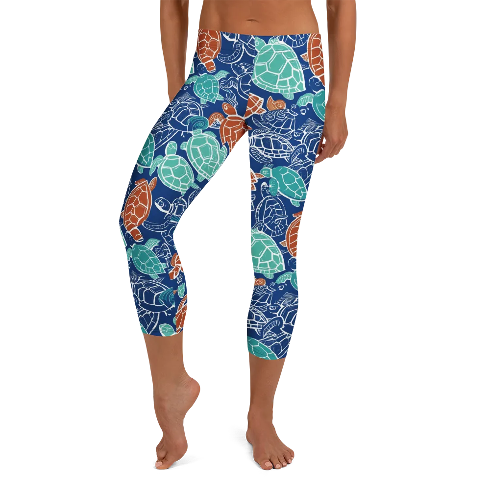 Shellstream on Capri Leggings — Front