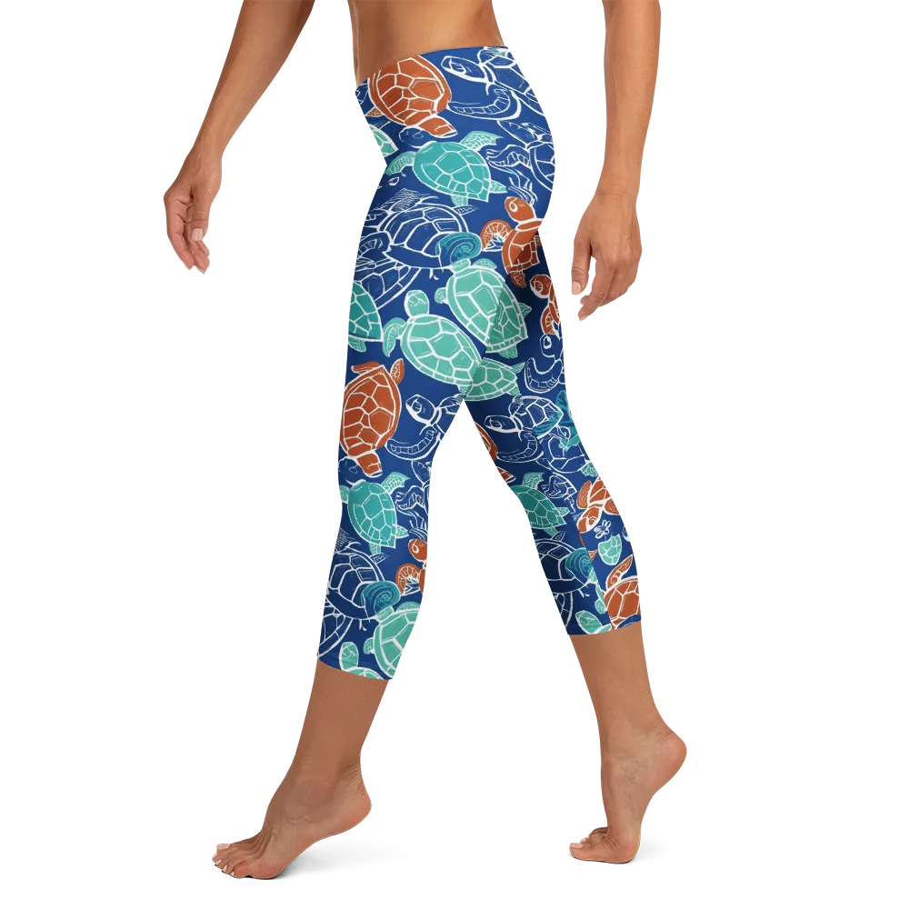Shellstream on Capri Leggings — Left