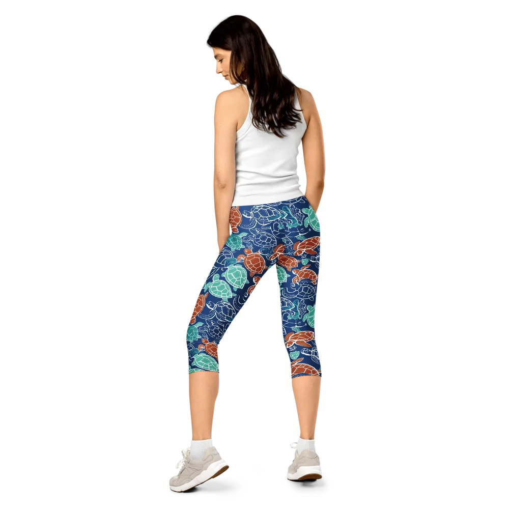 Shellstream on Capri Leggings — Back