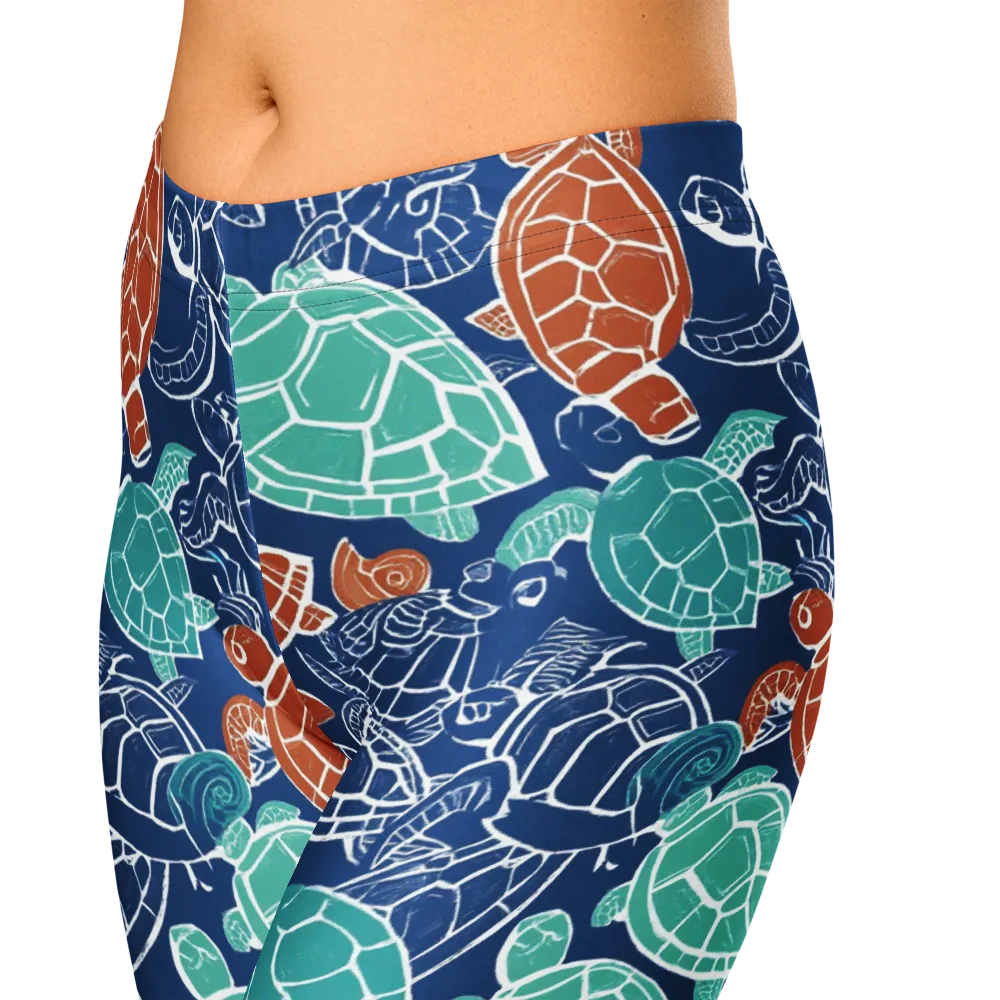 Shellstream on Capri Leggings — Zoomed-in