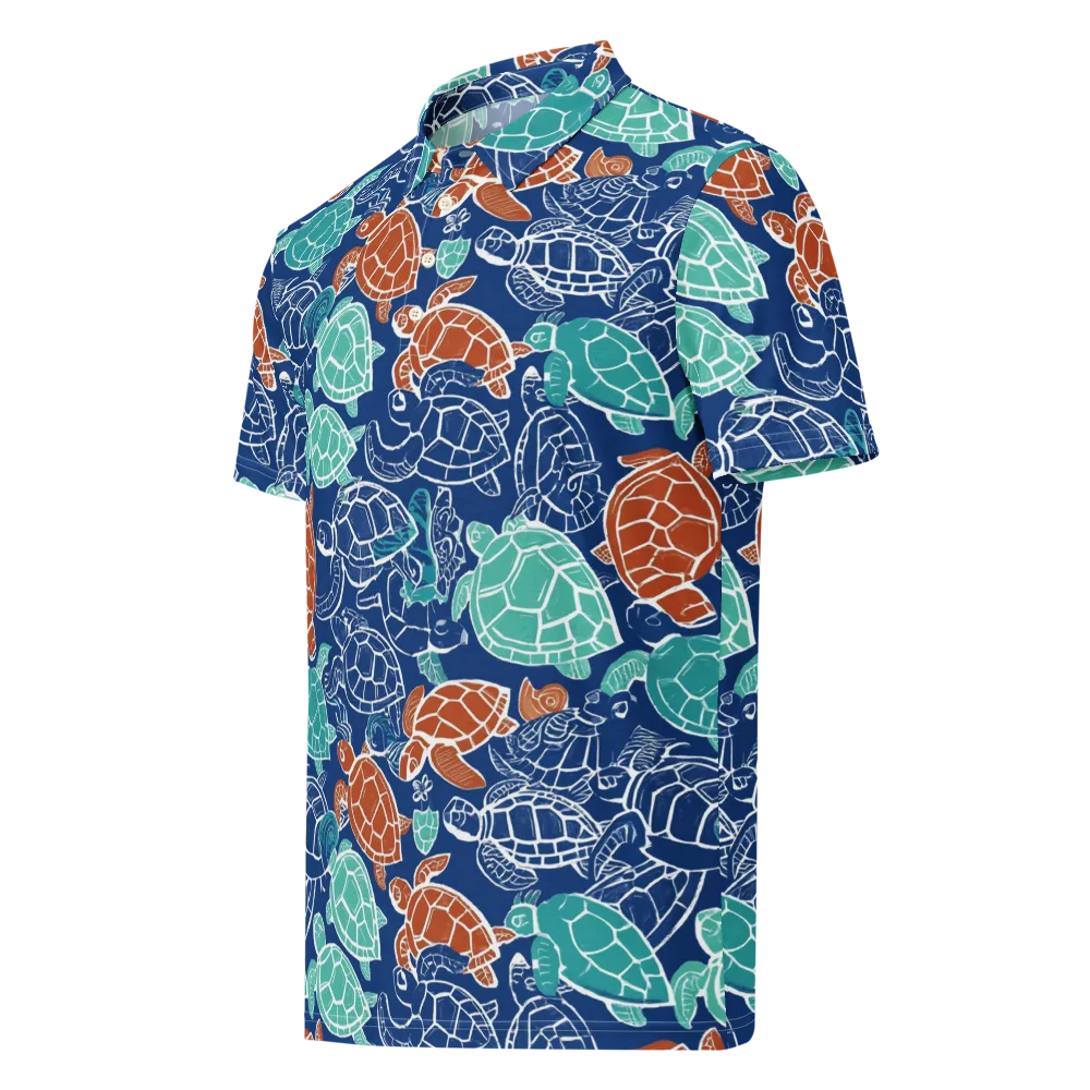 Shellstream on Men's Slim Fit Polo Shirt — Left Front