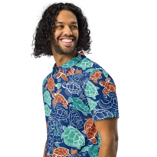 Shellstream on a Men's Slim Fit Polo Shirt